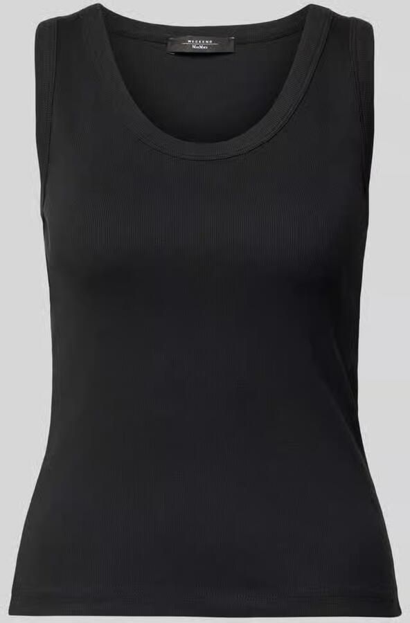 Weekend Max Mara Slim fit tank top van katoenmix model 'MULTIC' - Foto 2