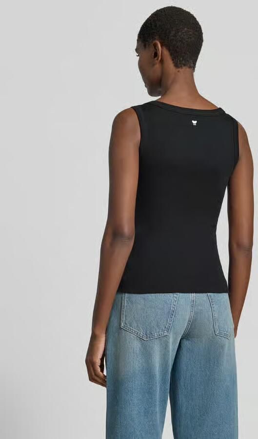 Weekend Max Mara Slim fit tank top van katoenmix model 'MULTIC'
