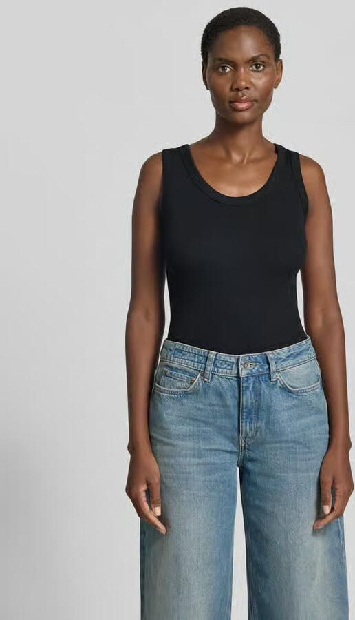 Weekend Max Mara Slim fit tank top van katoenmix model 'MULTIC' - Foto 4