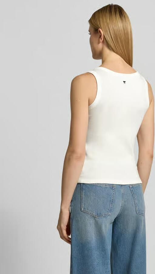 Weekend Max Mara Slim fit tank top van katoenmix model 'MULTIC' - Foto 4