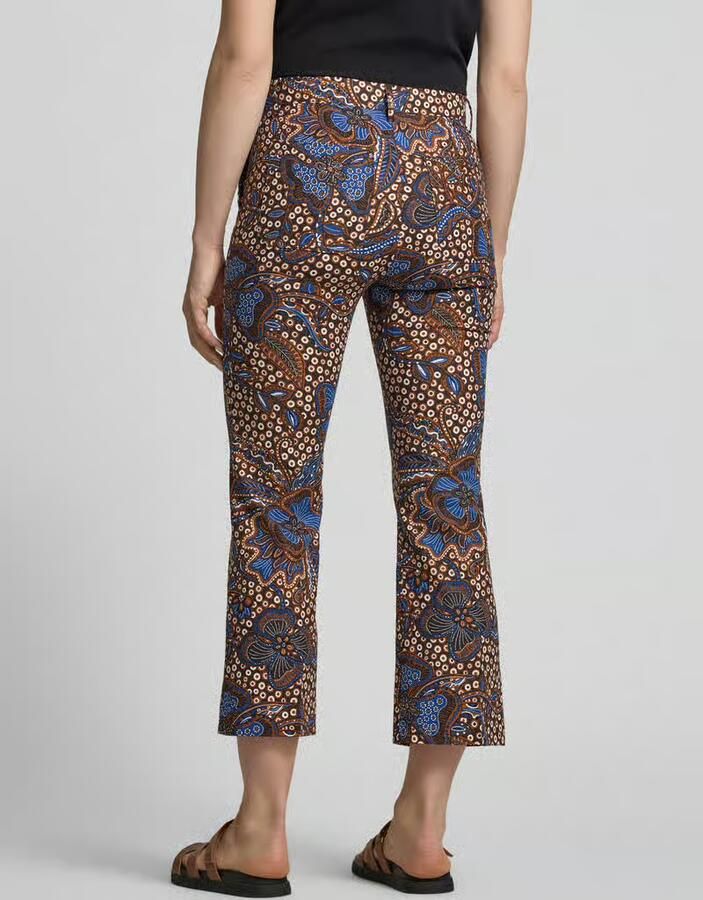 Weekend Max Mara Smalle broek van katoenmix model 'DONDE'