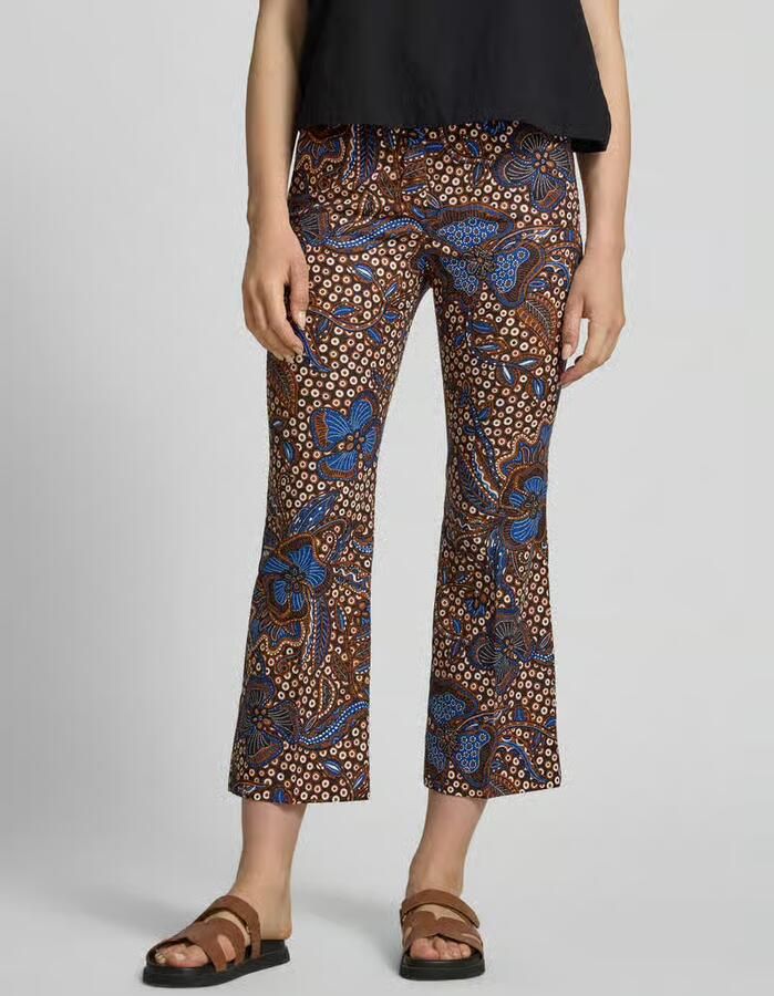 Weekend Max Mara Smalle broek van katoenmix model 'DONDE' - Foto 3