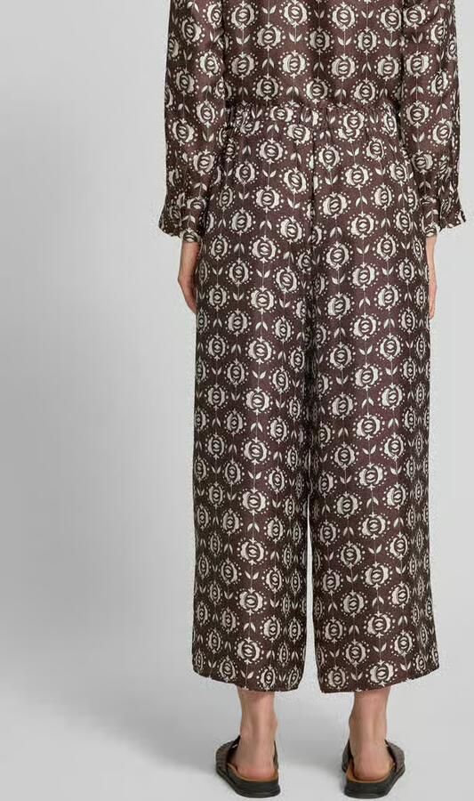 Weekend Max Mara Stoffen broek van pure zijde model 'TORTONA'