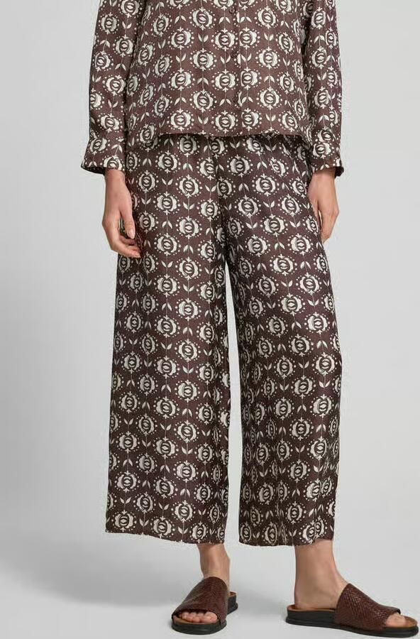 Weekend Max Mara Stoffen broek van pure zijde model 'TORTONA' - Foto 2
