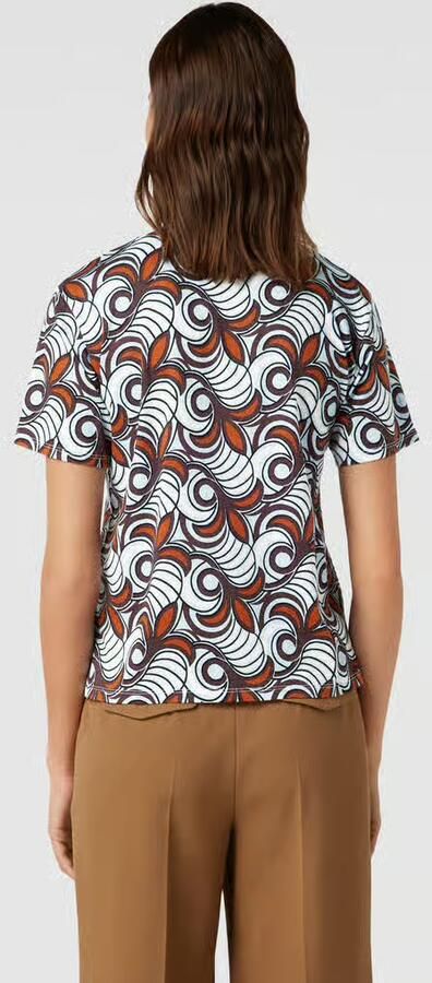 Weekend Max Mara T-shirt met all-over print model 'CERCHIO'