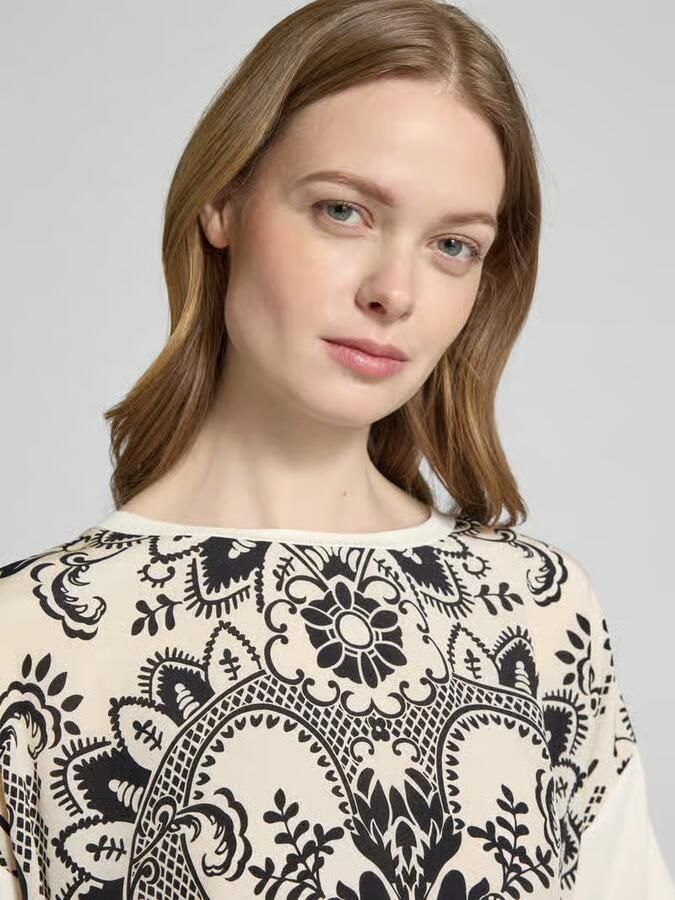 Weekend Max Mara T-shirt met extra brede schouders model 'PAMPAS' - Foto 4