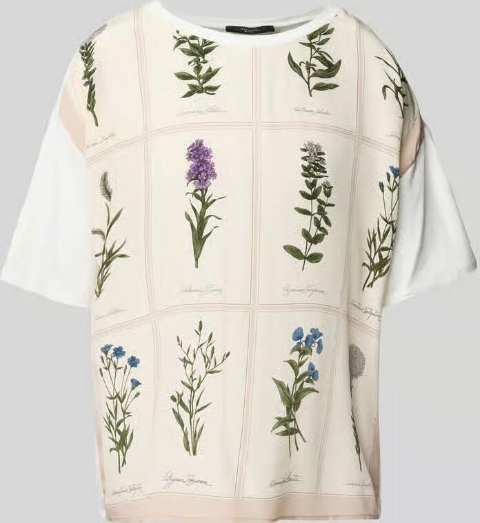 Weekend Max Mara T-shirt met extra brede schouders model 'PAMPAS' - Foto 3
