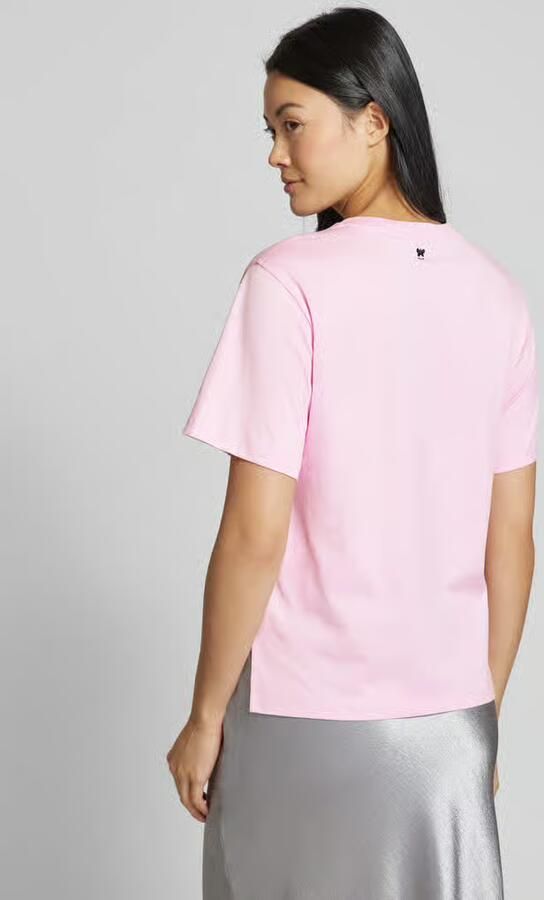 Weekend Max Mara T-shirt met labelstitching model 'OLGA'