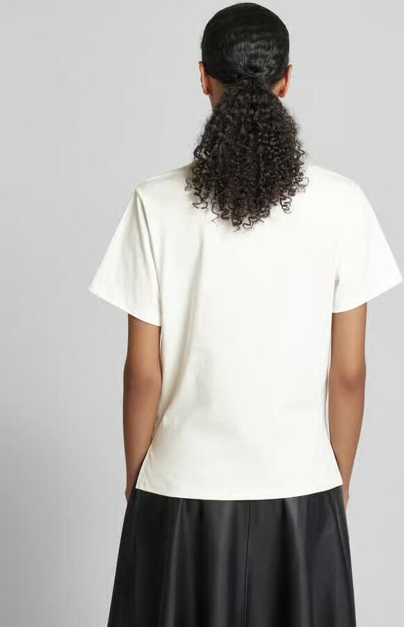 Weekend Max Mara T-shirt met labelstitching model 'OLGA' - Foto 3