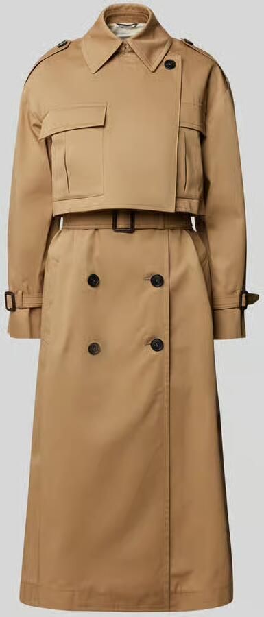 Weekend Max Mara Trenchcoat met platte kraag model 'VIVETTA' - Foto 2