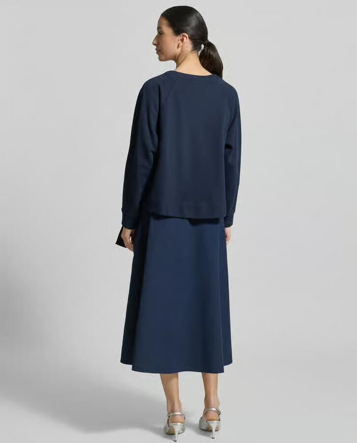 Weekend Max Mara Tweedelig sweatshirt-jurk van Katoenmix Model 'DESTINO' - Foto 2