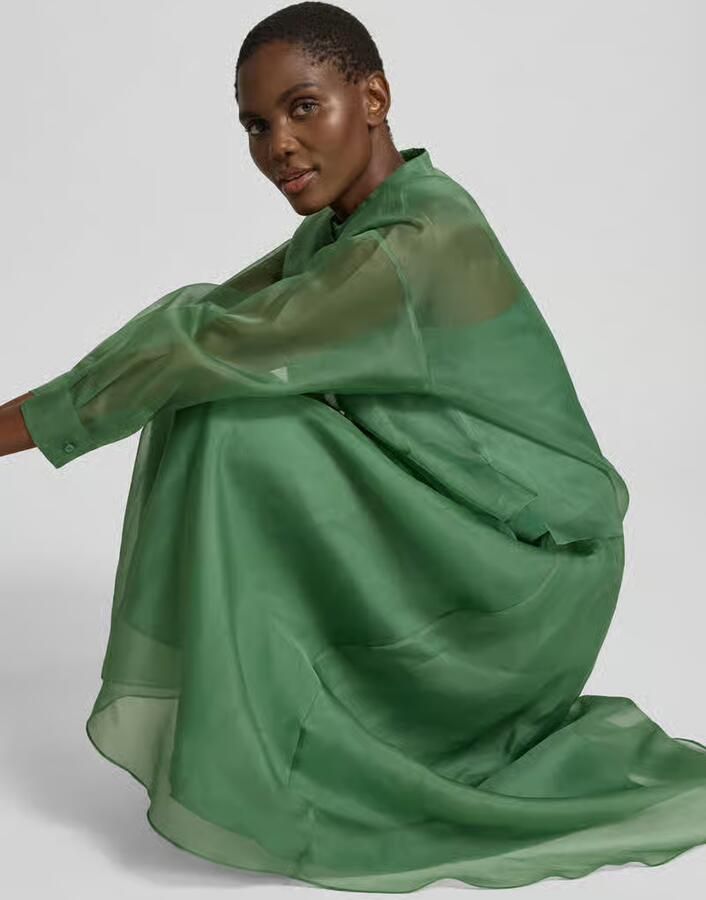 Weekend Max Mara Uitlopend maxirok van zuivere zijde model 'VISINO'