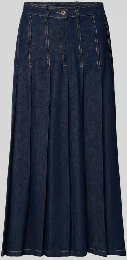 Weekend Max Mara Uitlopende jeansrok van puur katoen model 'OVALE'