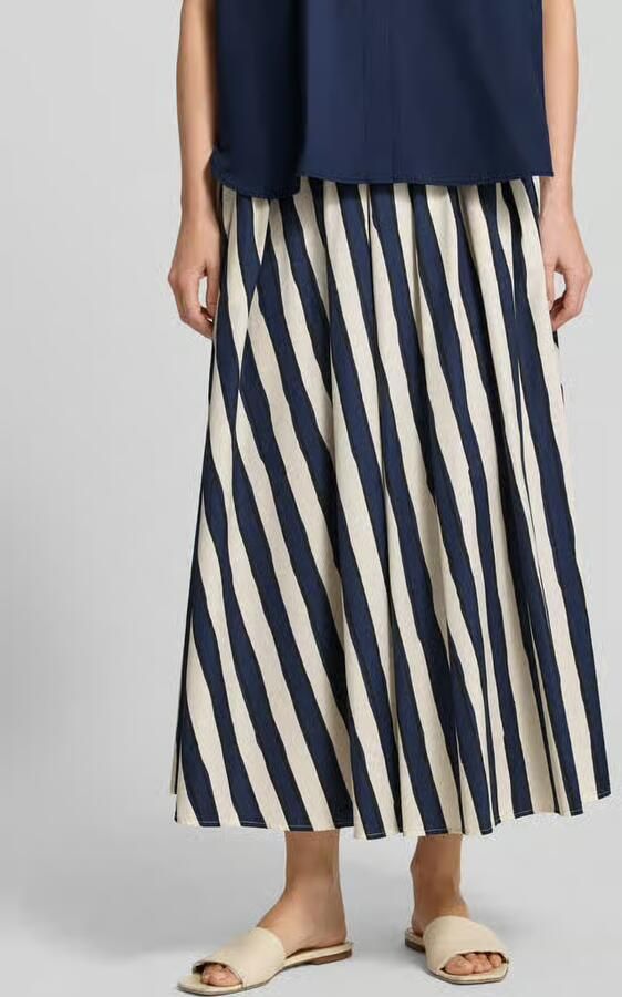 Weekend Max Mara Uitlopende maxi-rok van puur katoen - Foto 3
