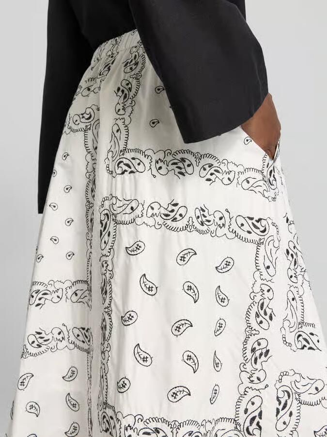 Weekend Max Mara Uitlopende maxi-rok van puur katoen model 'CARAVAN'