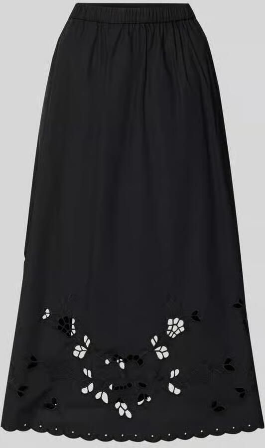 Weekend Max Mara Uitlopende maxi-rok van puur katoen model 'CARAVAN' - Foto 3