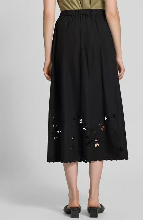 Weekend Max Mara Uitlopende maxi-rok van puur katoen model 'CARAVAN' - Foto 5