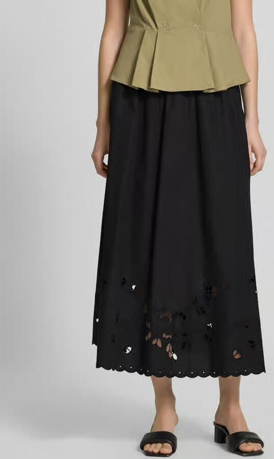Weekend Max Mara Uitlopende maxi-rok van puur katoen model 'CARAVAN' - Foto 6