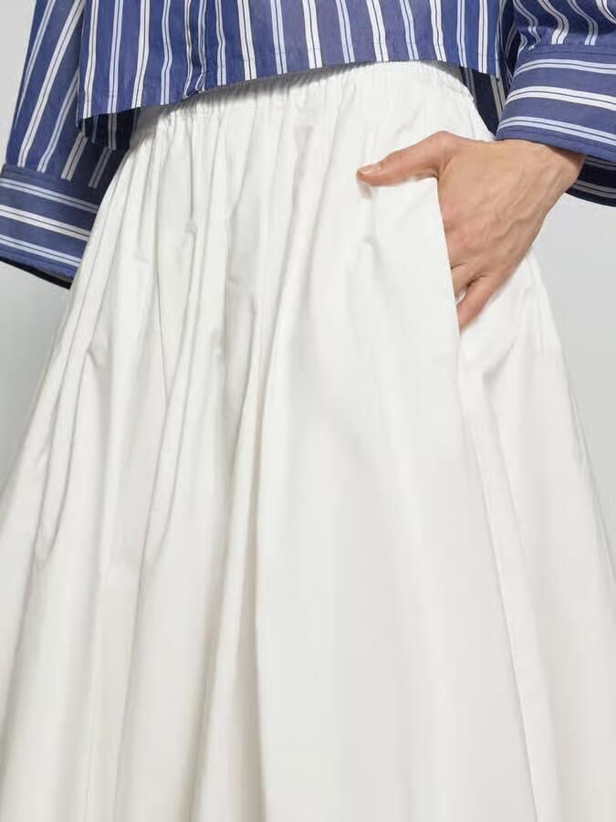 Weekend Max Mara Uitlopende maxi-rok van puur katoen model 'NUVOLE'