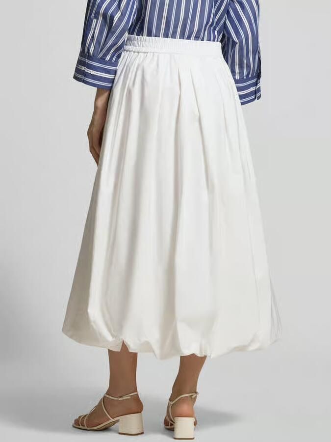 Weekend Max Mara Uitlopende maxi-rok van puur katoen model 'NUVOLE' - Foto 3