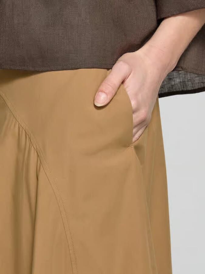 Weekend Max Mara Uitlopende maxi-rok van puur katoen model 'ZATTERA'