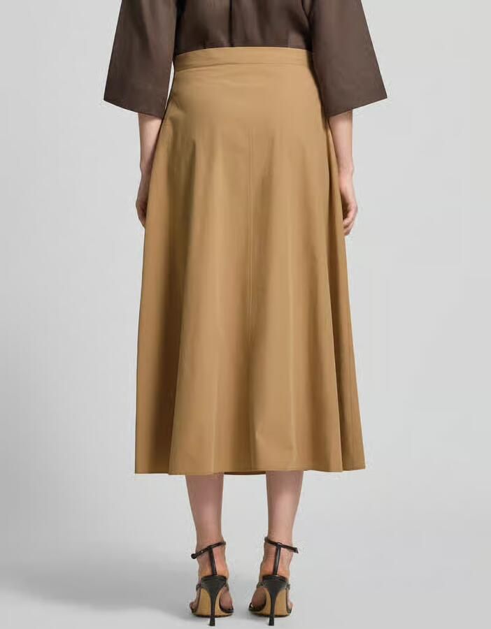 Weekend Max Mara Uitlopende maxi-rok van puur katoen model 'ZATTERA'