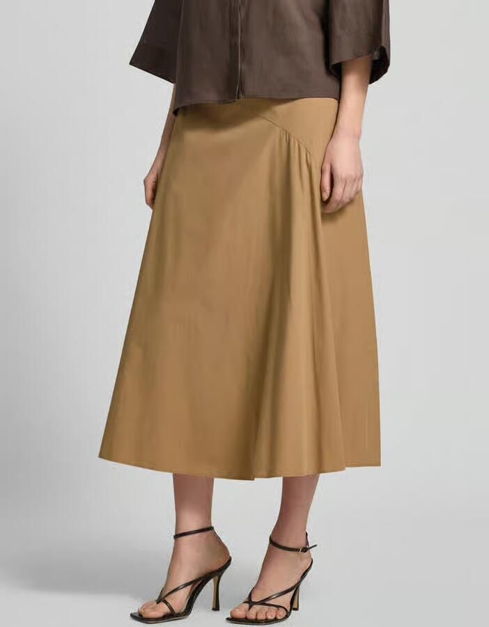 Weekend Max Mara Uitlopende maxi-rok van puur katoen model 'ZATTERA' - Foto 2