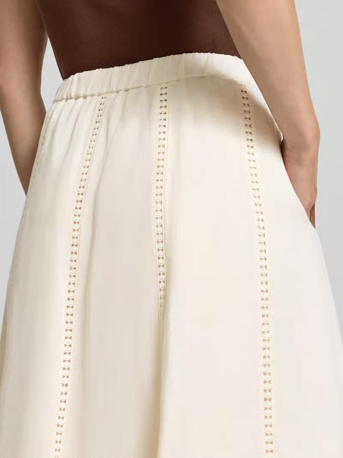 Weekend Max Mara Uitlopende maxi-rok van puur linnen