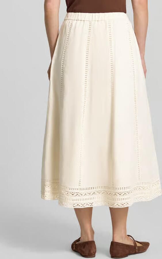 Weekend Max Mara Uitlopende maxi-rok van puur linnen - Foto 3