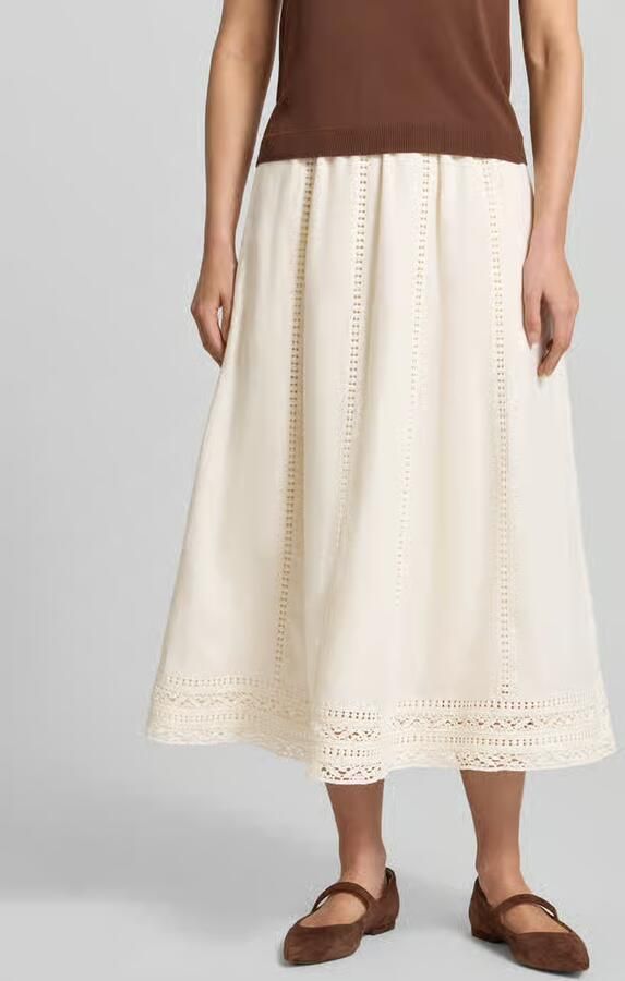 Weekend Max Mara Uitlopende maxi-rok van puur linnen - Foto 2