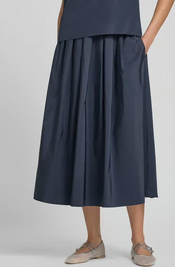 Weekend Max Mara Uitlopende midi-rok met katoen model 'ALPACA' - Foto 2
