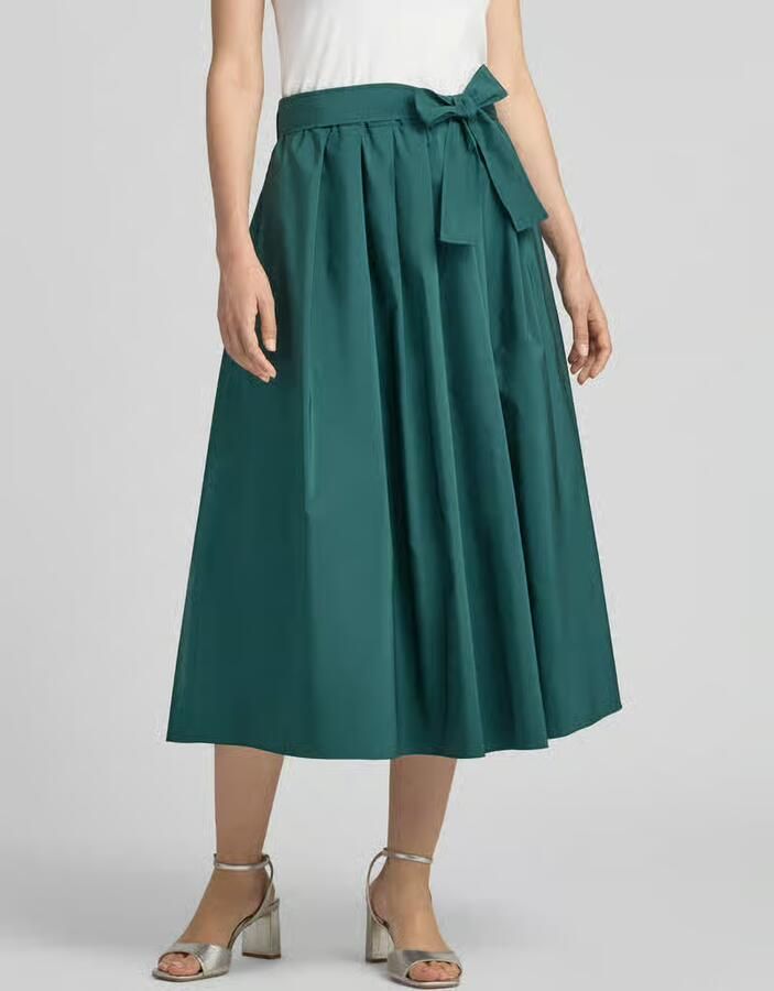 Weekend Max Mara Uitlopende midi-rok met katoen model 'ALPACA' - Foto 2