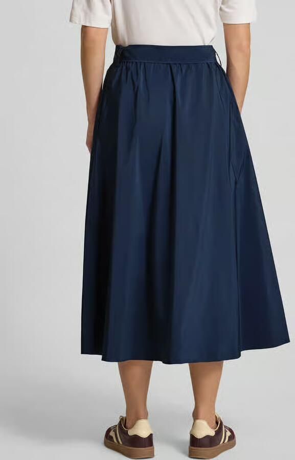 Weekend Max Mara Uitlopende midirok met tailleriem