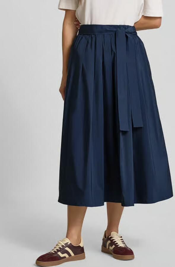 Weekend Max Mara Uitlopende midirok met tailleriem - Foto 2