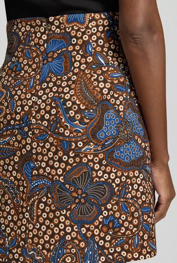 Weekend Max Mara Uitlopende mini-rok van katoenmix model 'FUNGO'