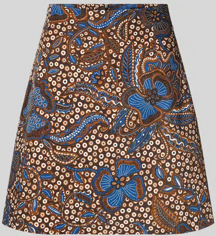 Weekend Max Mara Uitlopende mini-rok van katoenmix model 'FUNGO' - Foto 2