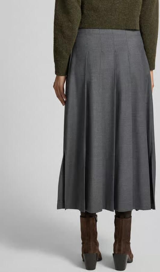 Weekend Max Mara Uitlopende wikkelrok van scheerwolmix model 'FASTOSO'