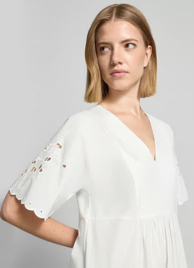 Weekend Max Mara Vloeiende vrijetijdsjurk van puur katoen model 'TARTUFO'