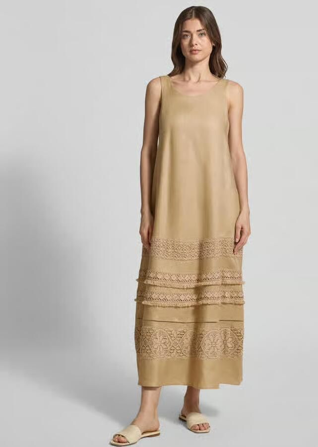 Weekend Max Mara Vloeiende vrijetijdsjurk van puur linnen model 'DOLMEN' - Foto 3