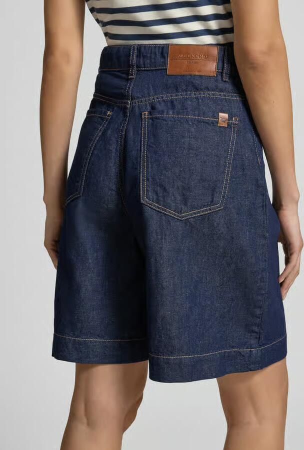 Weekend Max Mara Wide leg bermudashorts van katoen-linnenmix model 'OZONO'