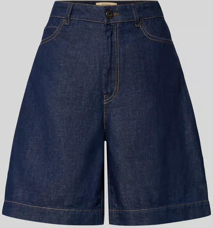 Weekend Max Mara Wide leg bermudashorts van katoen-linnenmix model 'OZONO' - Foto 2