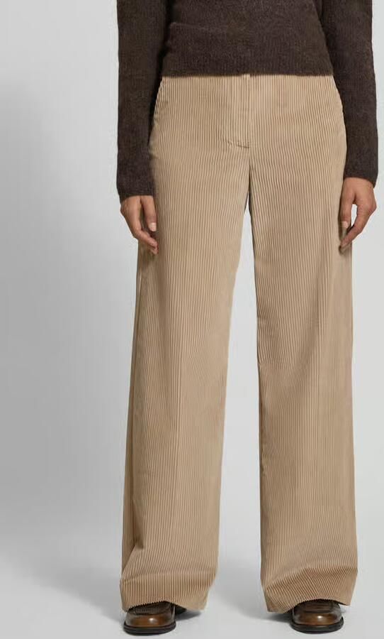 Weekend Max Mara Wide leg corduroy broek van puur katoen model 'TANIA' - Foto 2