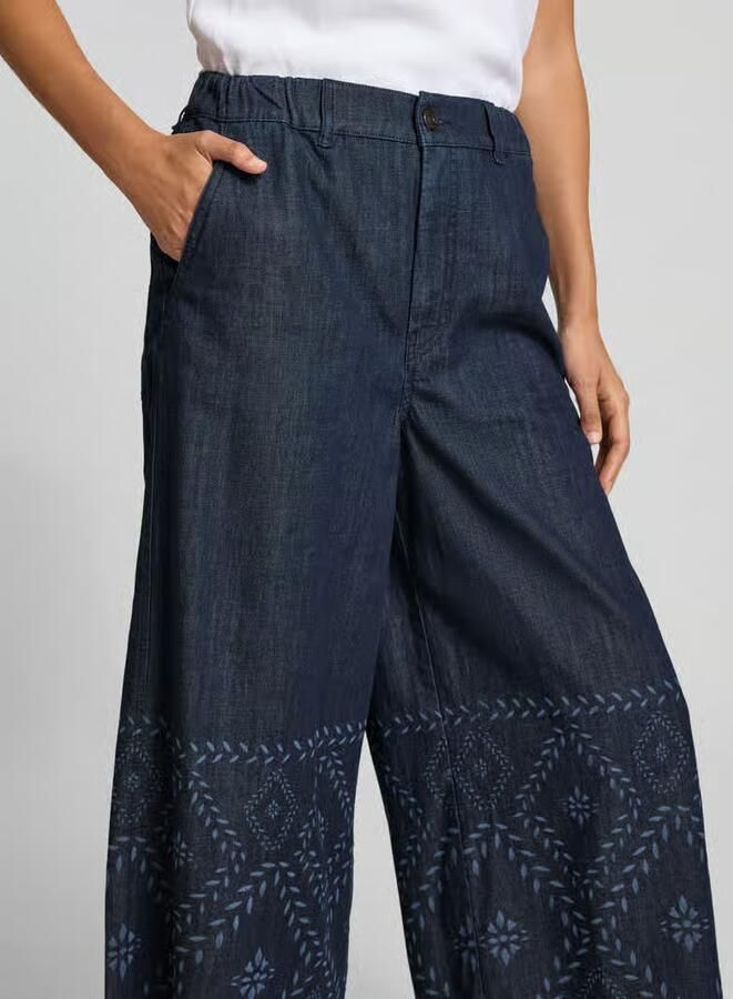 Weekend Max Mara Wide leg jeans van puur katoen model 'LAMPADA'
