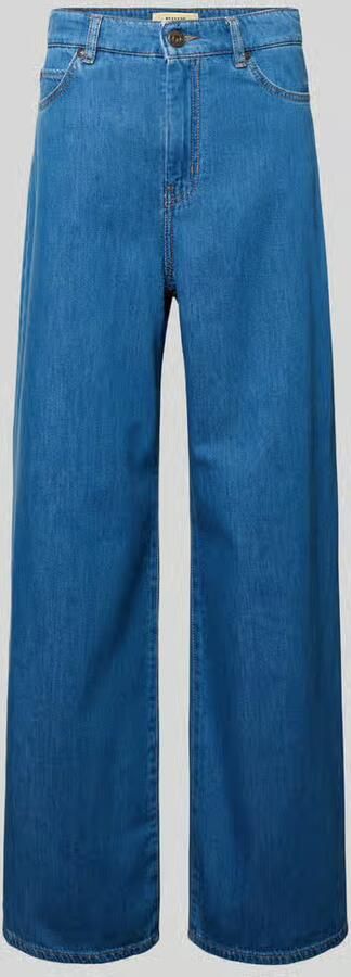 Weekend Max Mara Wide leg loose fit jeans van pure Katoen Model 'VEGA'