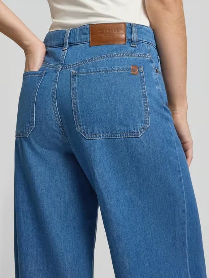 Weekend Max Mara Wide leg loose fit jeans van pure Katoen Model 'VEGA'
