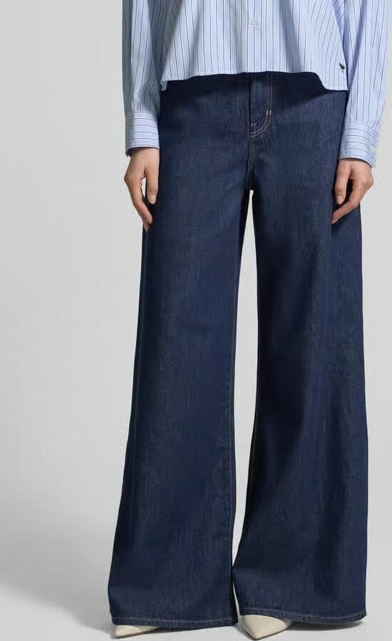 Weekend Max Mara Wide leg loose fit jeans van pure Katoen Model 'VEGA' - Foto 3
