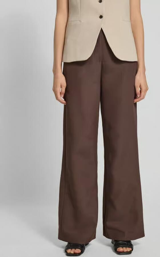 Weekend Max Mara Wide leg stoffen broek met katoen model 'BALLO' - Foto 3