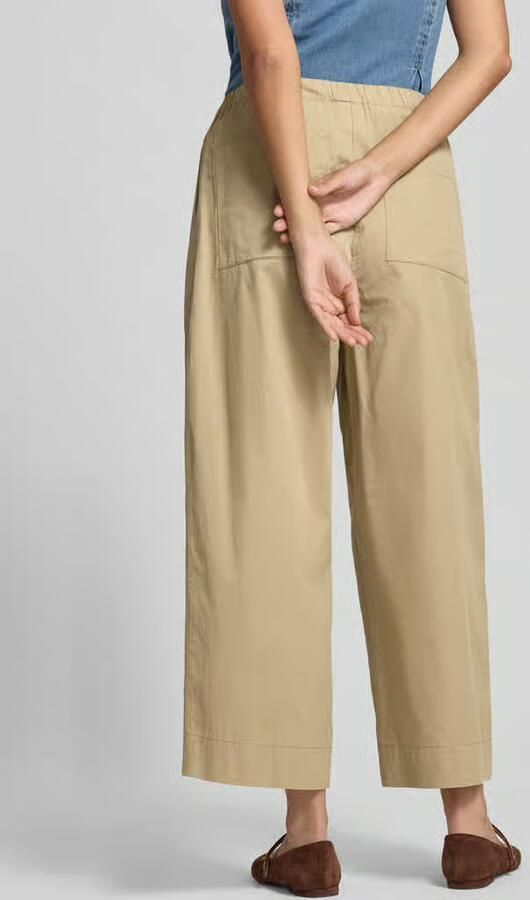 Weekend Max Mara Wijde broek van puur katoen