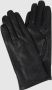 Weikert-Handschuhe Zwarte leren handschoenen van lamsnappa - Thumbnail 1
