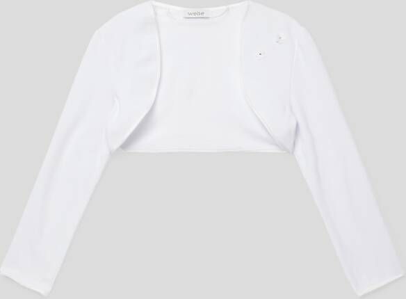 Weise Regular fit bolero met opengewerkte voorkant